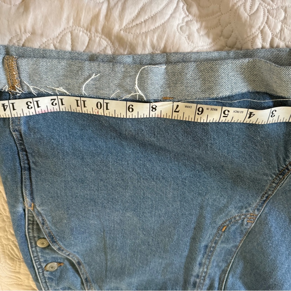 Old Navy Classic Blue Denim Overall Shorts - Picture 13 of 13